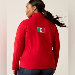 Ariat Women’s Red Mexico Soft Shell Jacket XXL